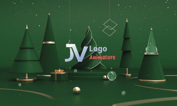 Sample 1009 - Minimalist Christmas Logo Animation