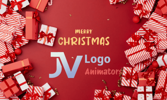 Sample 1028 - Festive Gift Pile Logo Animation
