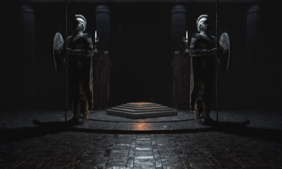 Sample 1074 - Ancient Temple Logo Animation