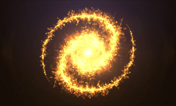 Sample 1088 - Cosmic Vortex Logo Animation