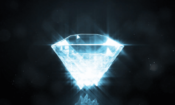 Sample 1091 - Diamond Sparkle Logo Animation