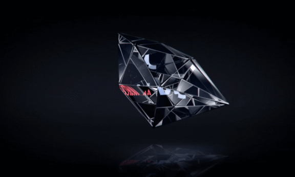 Sample 1093 - Diamond Reveal Logo Animation