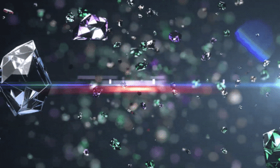 Sample 1094 - Diamond Rain Logo Animation