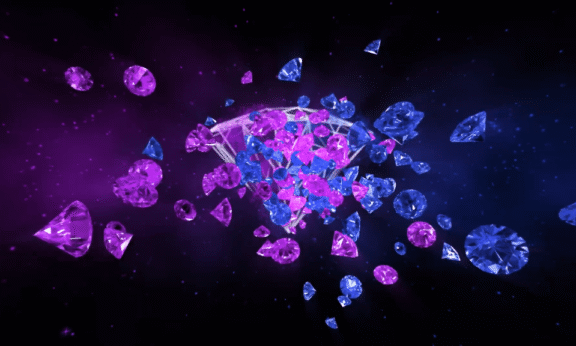 Sample 1097 - Cosmic Diamond Logo Animation
