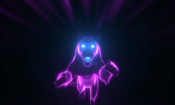 Sample 1124 - Glowing Panther Animation