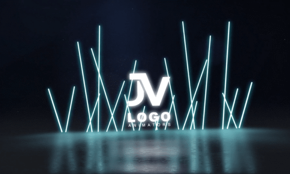 Sample 1132 - Neon Lines Logo Animation