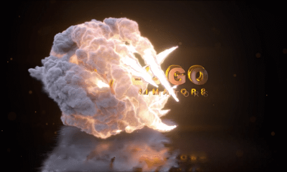 Sample 1183 - Fiery Reveal Logo Animation