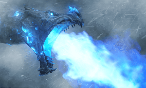 Sample 1209 - Ice Dragon Logo Animation