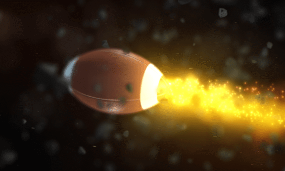 Sample 1210 - Fiery Football Logo Animation