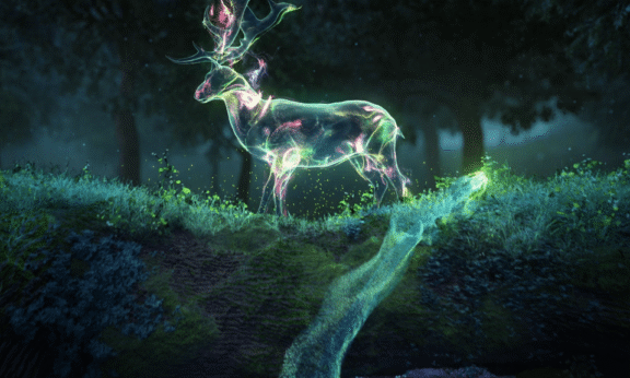 Sample 1213 - Enchanted Forest Deer Logo Animation