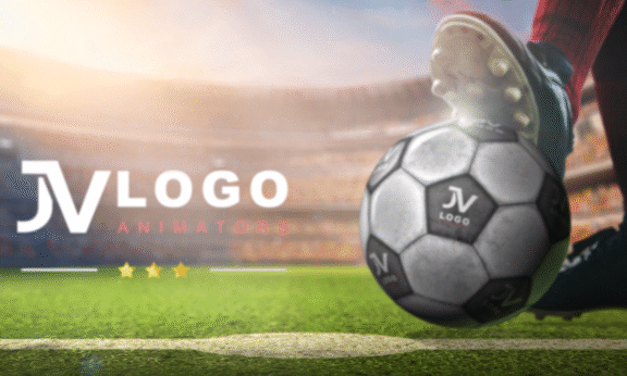 Sample 1242 - Soccer Ball with Logo Revealed