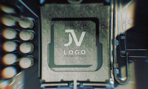 Sample 2138 - Computer System Logo Reveal